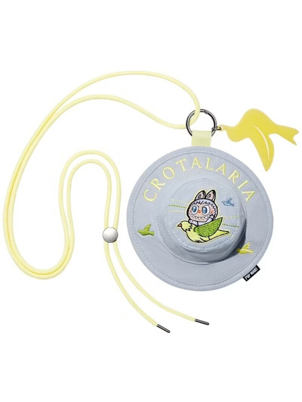 AUTHENTIC Popmart Labubu FALL IN WILD Bucket Hat Mini Bag.-crotalaria